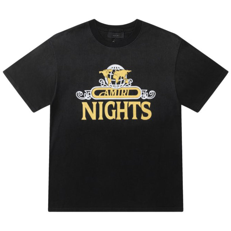 AMlRl Nights Cotton Crewneck T-Shirts