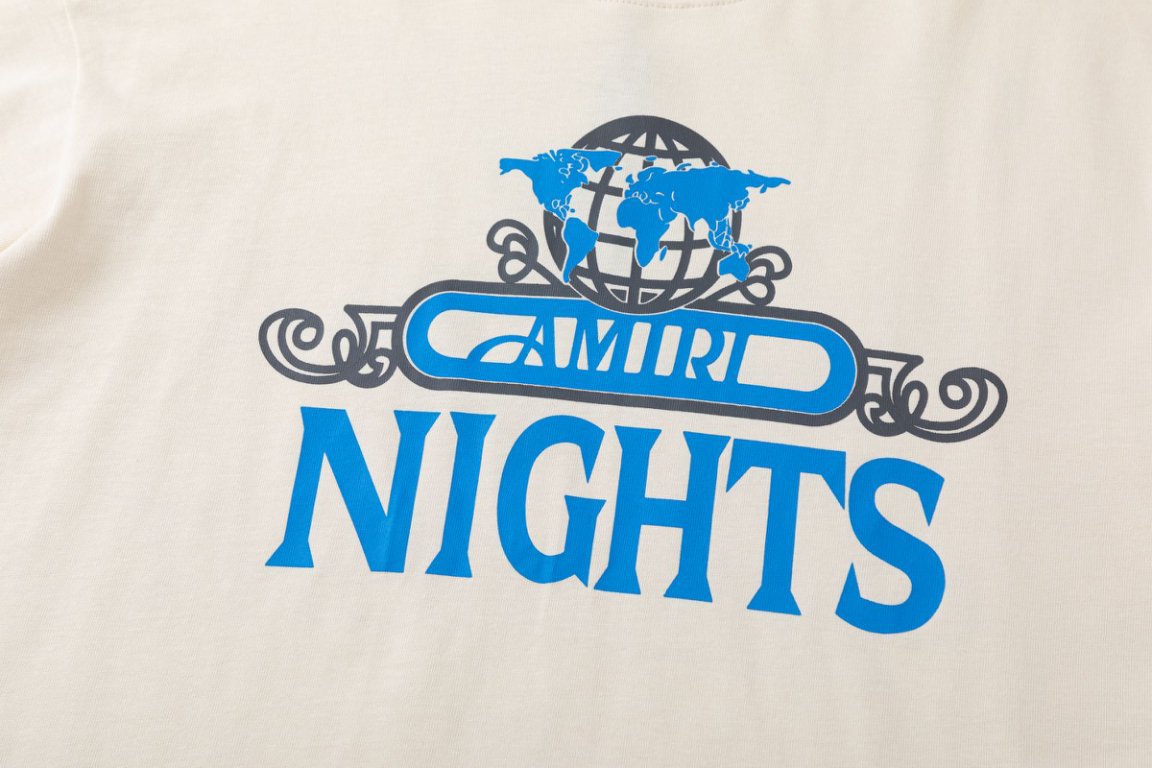 AMlRl Nights Cotton Crewneck T-Shirts