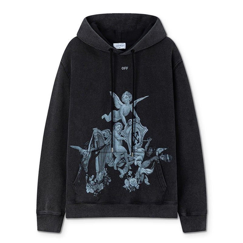 Off-White Baroque Cherub Graphic Hoodie