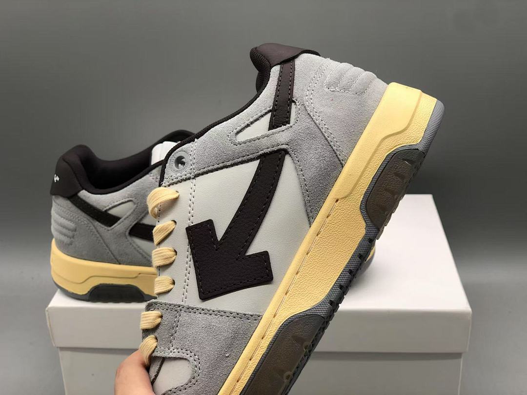 OFF-WHITE Out Of Office OOO Light Grey Black