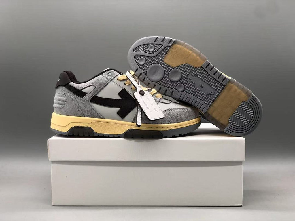 OFF-WHITE Out Of Office OOO Light Grey Black