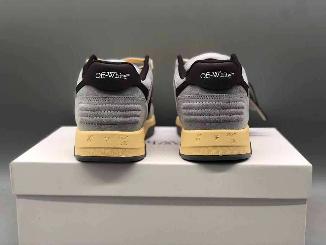 OFF-WHITE Out Of Office OOO Light Grey Black