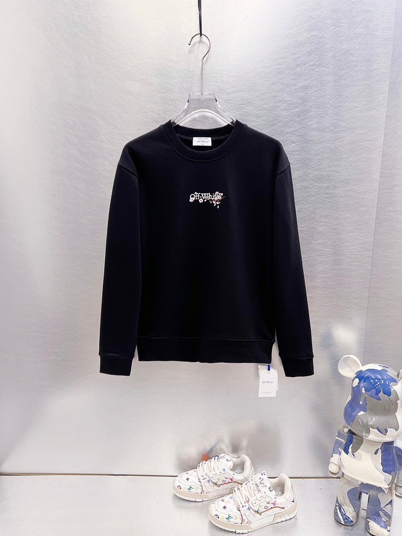 OFF-WHITE Cherry Blossom Print Long-Sleeve T-Shirt
