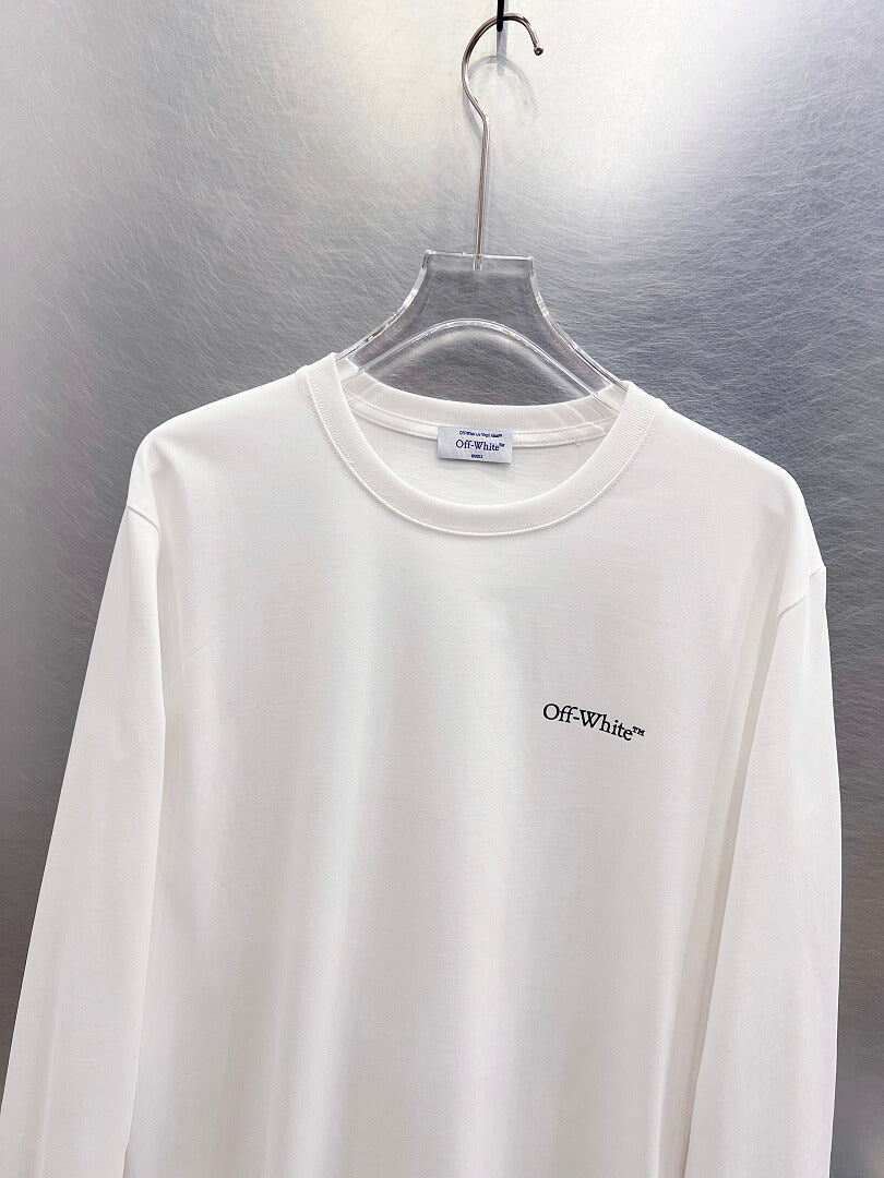OFF-WHITE Caravaggio Painted Print Long-Sleeve T-Shirt