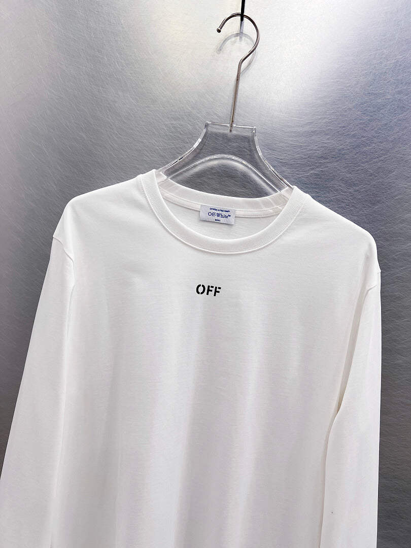 OFF-WHITE Arrow Back Print Long-Sleeve T-Shirt