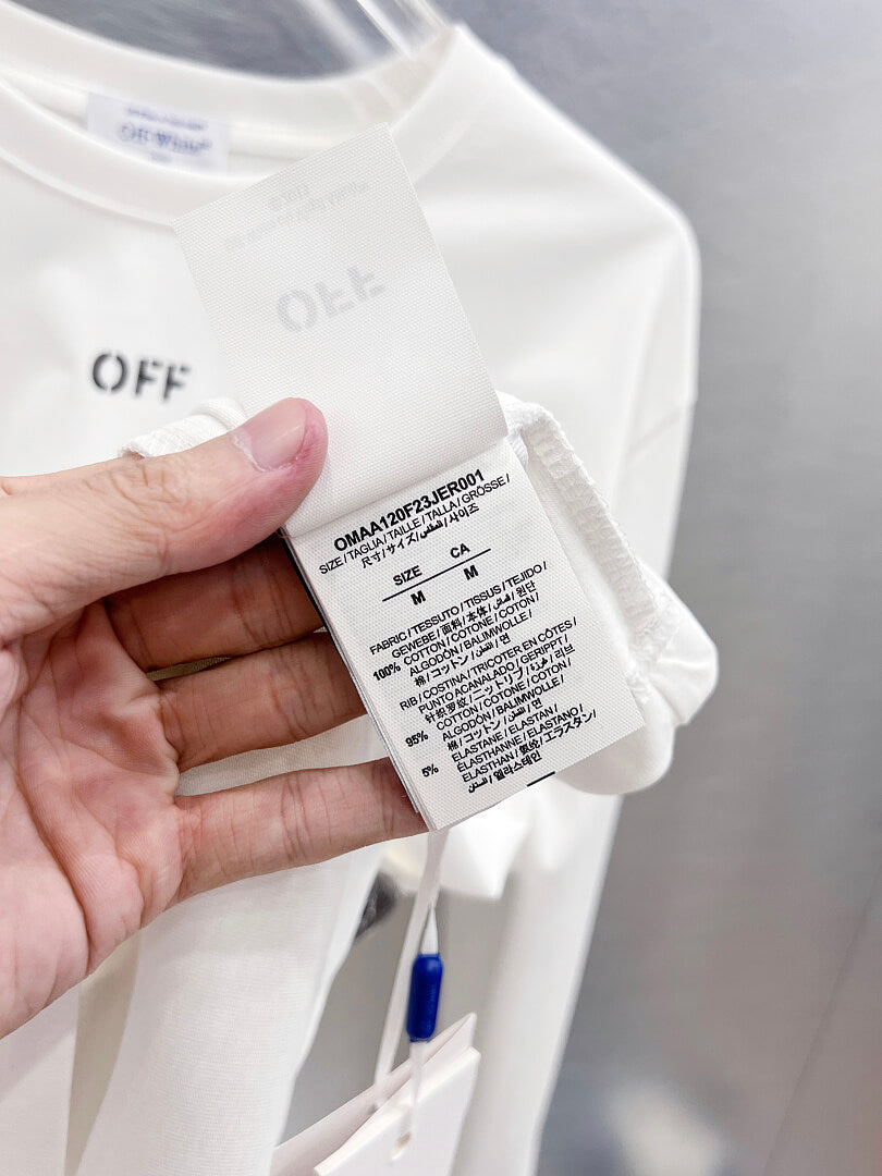 OFF-WHITE Arrow Back Print Long-Sleeve T-Shirt