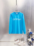 OFF-WHITE Logo Print  Long-Sleeve T-Shirt