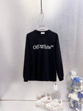 OFF-WHITE Logo Print  Long-Sleeve T-Shirt
