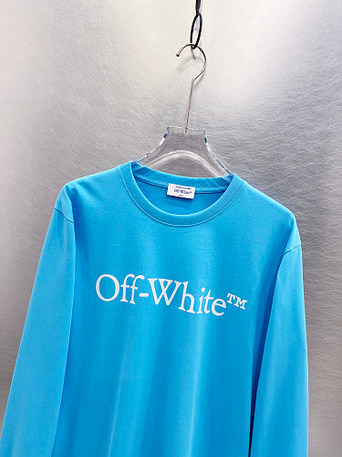 OFF-WHITE Logo Print  Long-Sleeve T-Shirt
