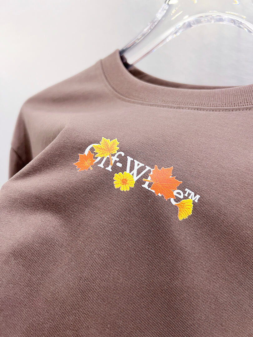 OFF-WHITE Logo Print Long-Sleeve T-Shirt