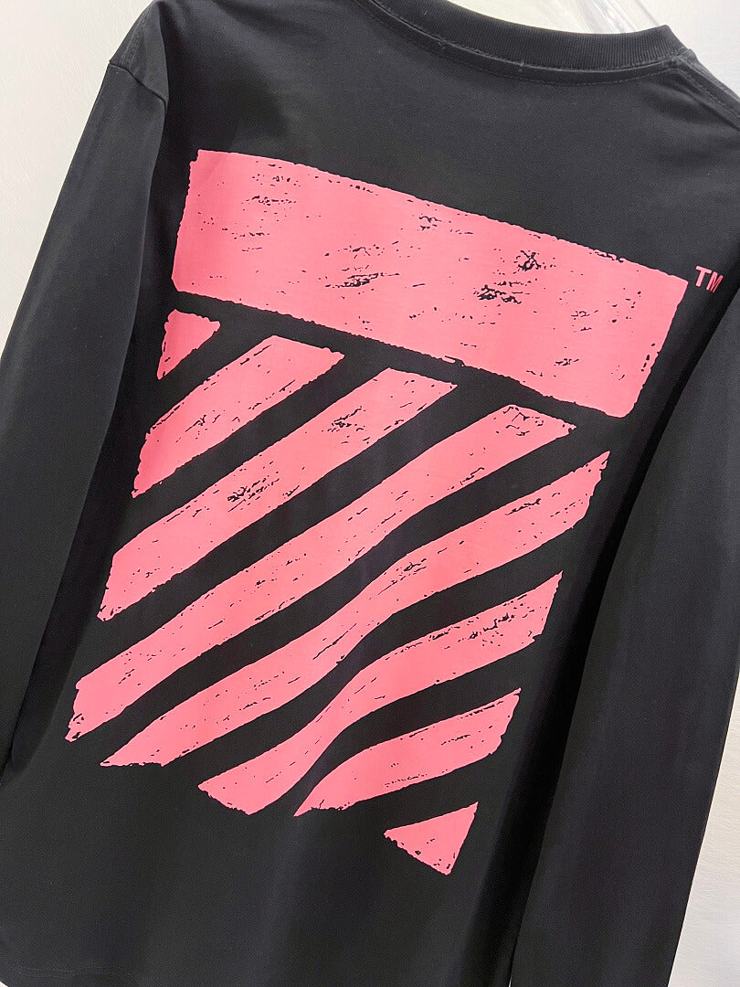 OFF-WHITE Logo Print Long-Sleeve T-Shirt