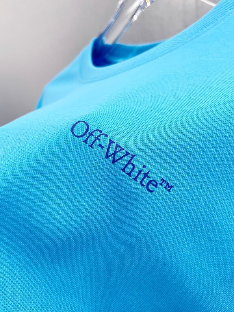 OFF-WHITE Logo Print Long-Sleeve T-Shirt