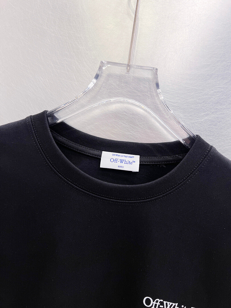 OFF-WHITE Logo Print Long-Sleeve T-Shirt