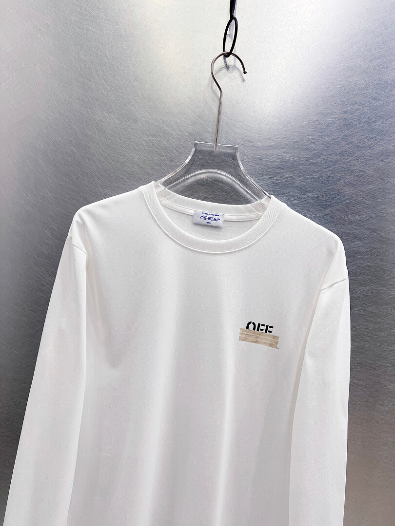 OFF-WHITE Tape Arrow  Long-Sleeve T-Shirt
