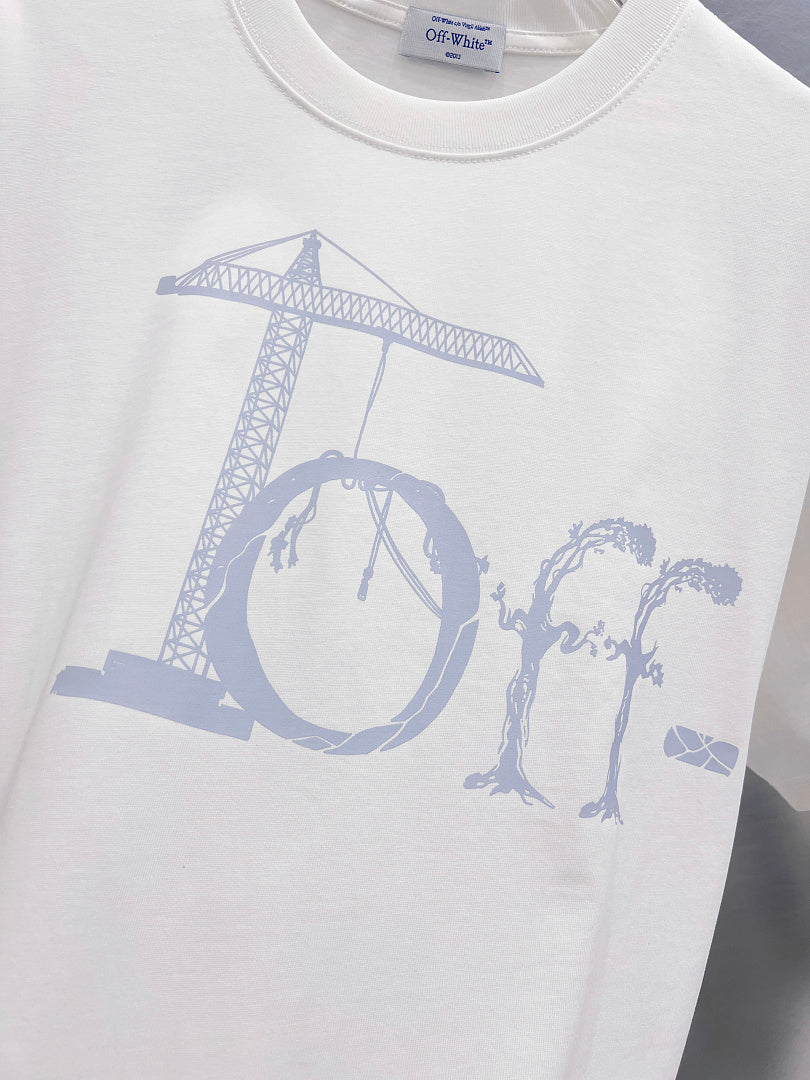 OFF-WHITE Logo Print T-Shirt #9656