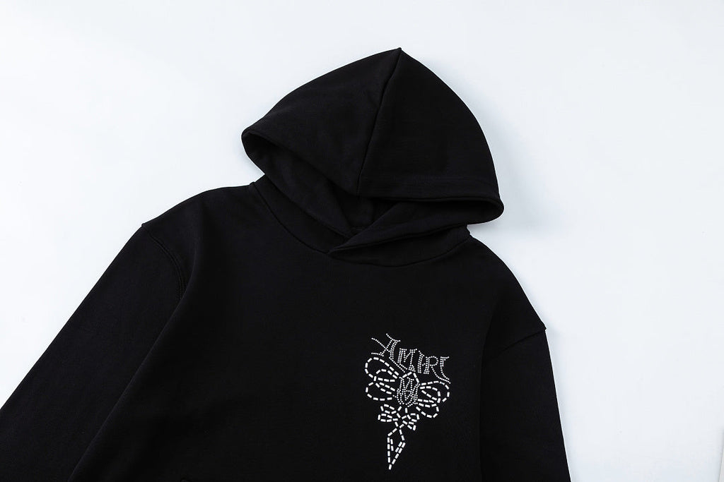 AMIRI Lasso Crystal-Embellished Hoodie