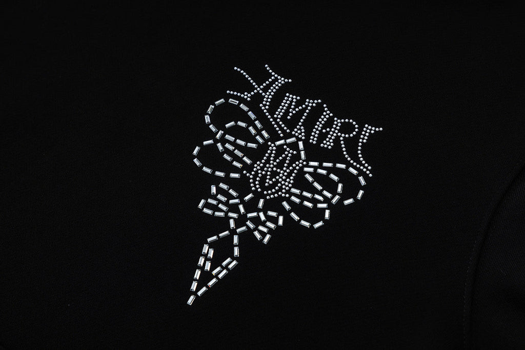 AMIRI Lasso Crystal-Embellished Hoodie