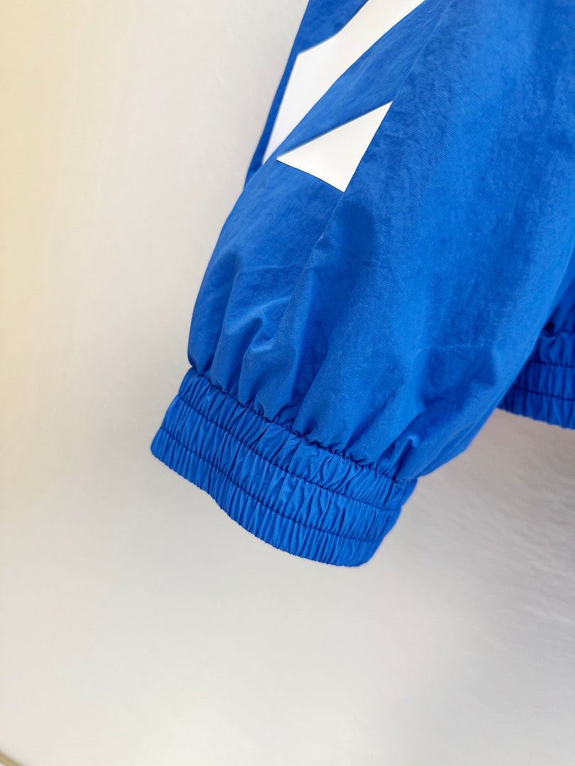 OFF WHITE Diagonal Arrow-Print Zip-Up Jacket
