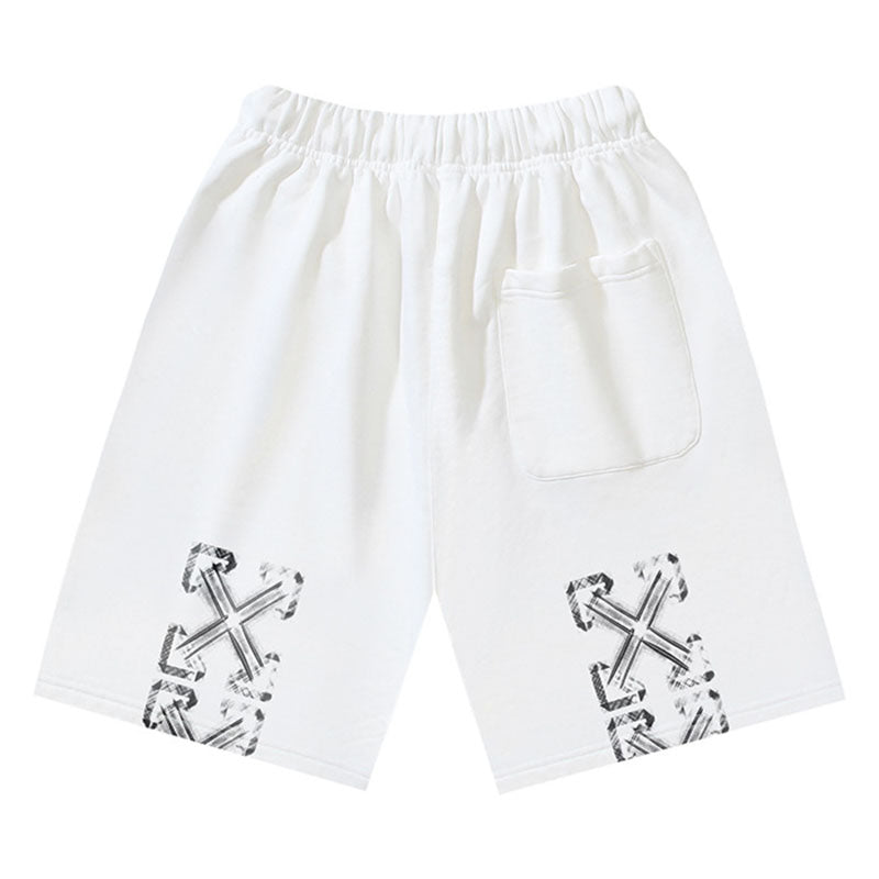 Off-White Logo Arrows Printed Shorts