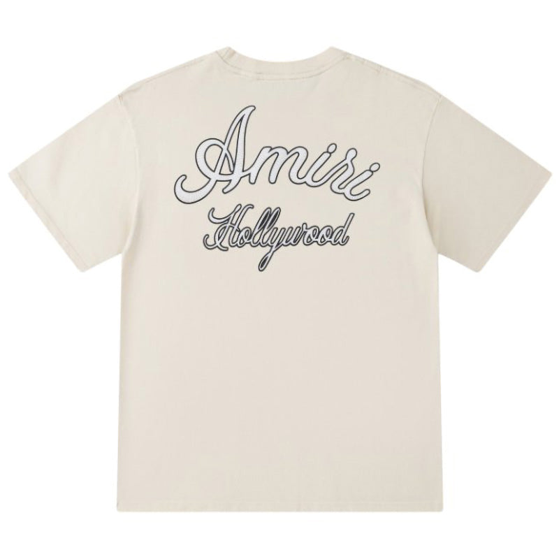 AMIRl Embroidered Logo T-Shirts