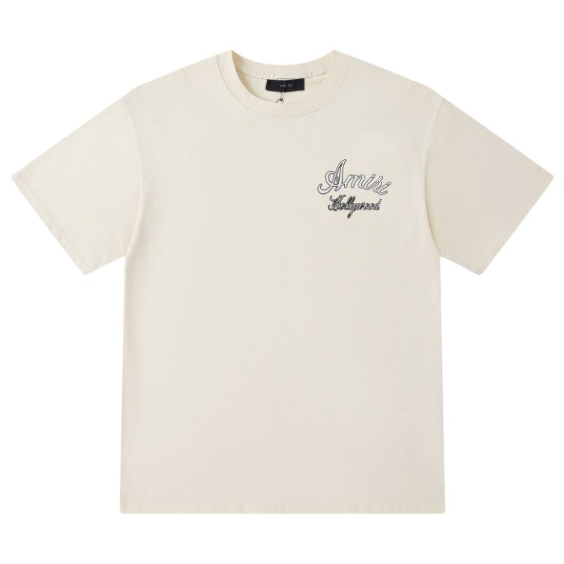 AMIRl Embroidered Logo T-Shirts