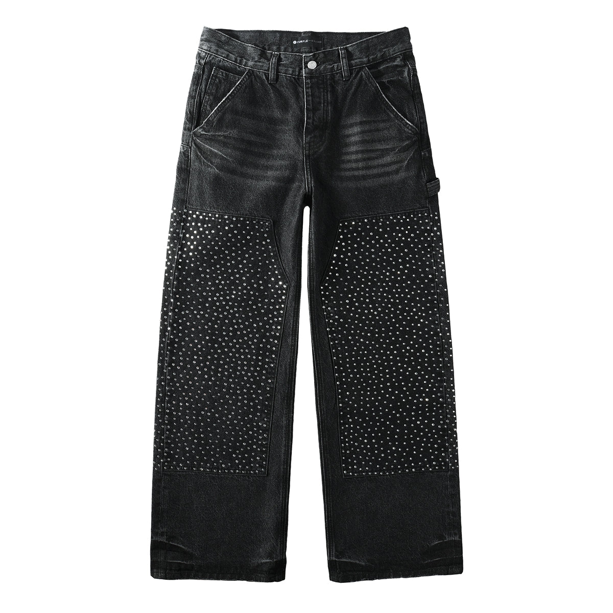 Purple Brand Crystal Diamond Jeans #PU104