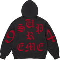 Supreme Cut Out Zip Up Hooded Sweatshirt